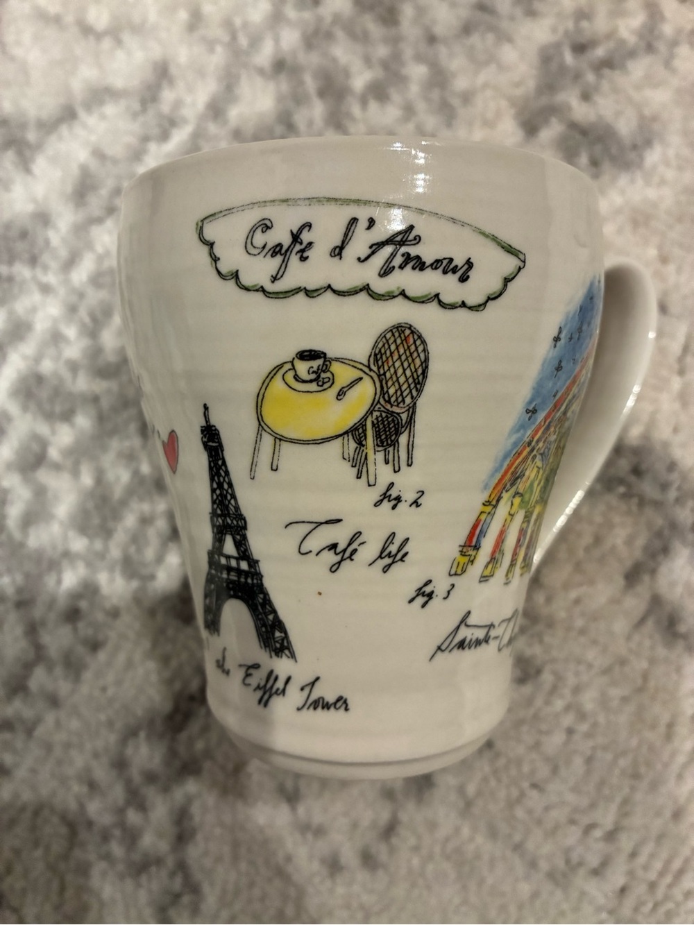 Linea Carta "I Love Paris" coffee mug - Picture 3 of 13